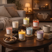 bougie aromathérapie parfumée ambiance relaxante