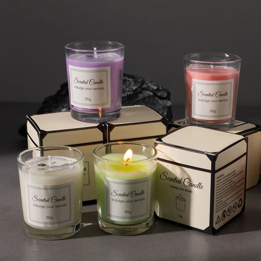 bougie parfumée aromathérapie décoration maison