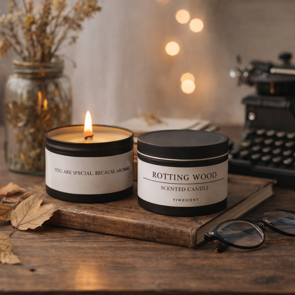 bougies aromatiques fleurs parfum floral ambiance