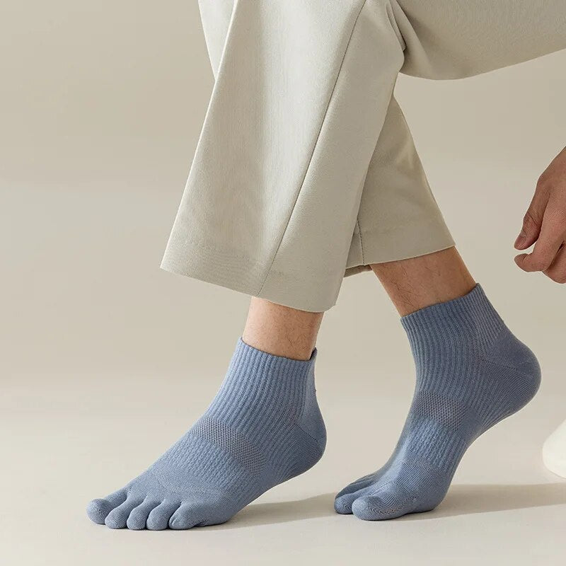 Lot de 3 paires de chaussettes doigt de pied 100% coton