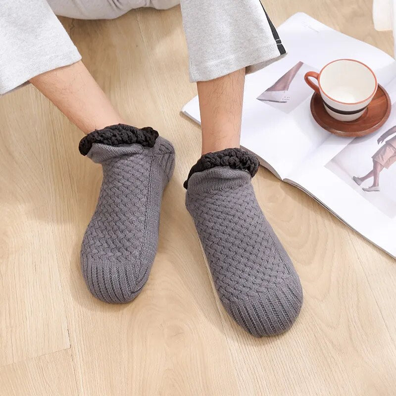 Chaussettes laine épaisse homme