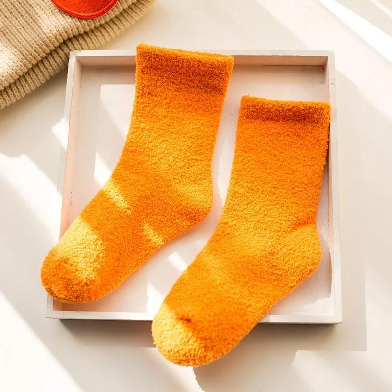 Chaussettes Pilou Pilou orange enfant