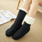 chaussettes pilou cocon de chaleur noir