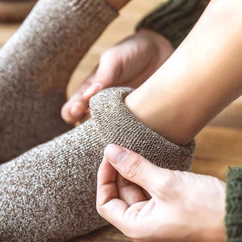 chaussettes pilou pilou chaudes lot de 5 paires pour l’hiver