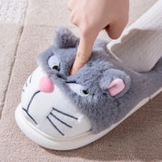 chaussons chauds style chat kawaii