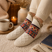 chaussons chaussettes antidérapants avec doublure douce