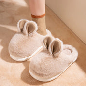 chaussons cocooning lapin confortables