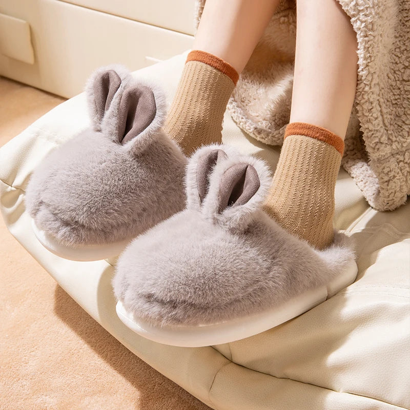 chaussons d’intérieur lapin mignon