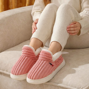 chaussons hiver femme doux et moelleux