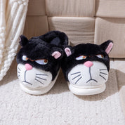 chaussons moelleux cocooning chat