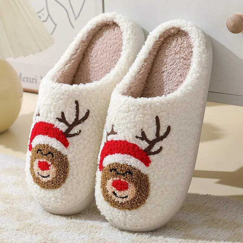 chaussons pilou pilou magie de Noël renne