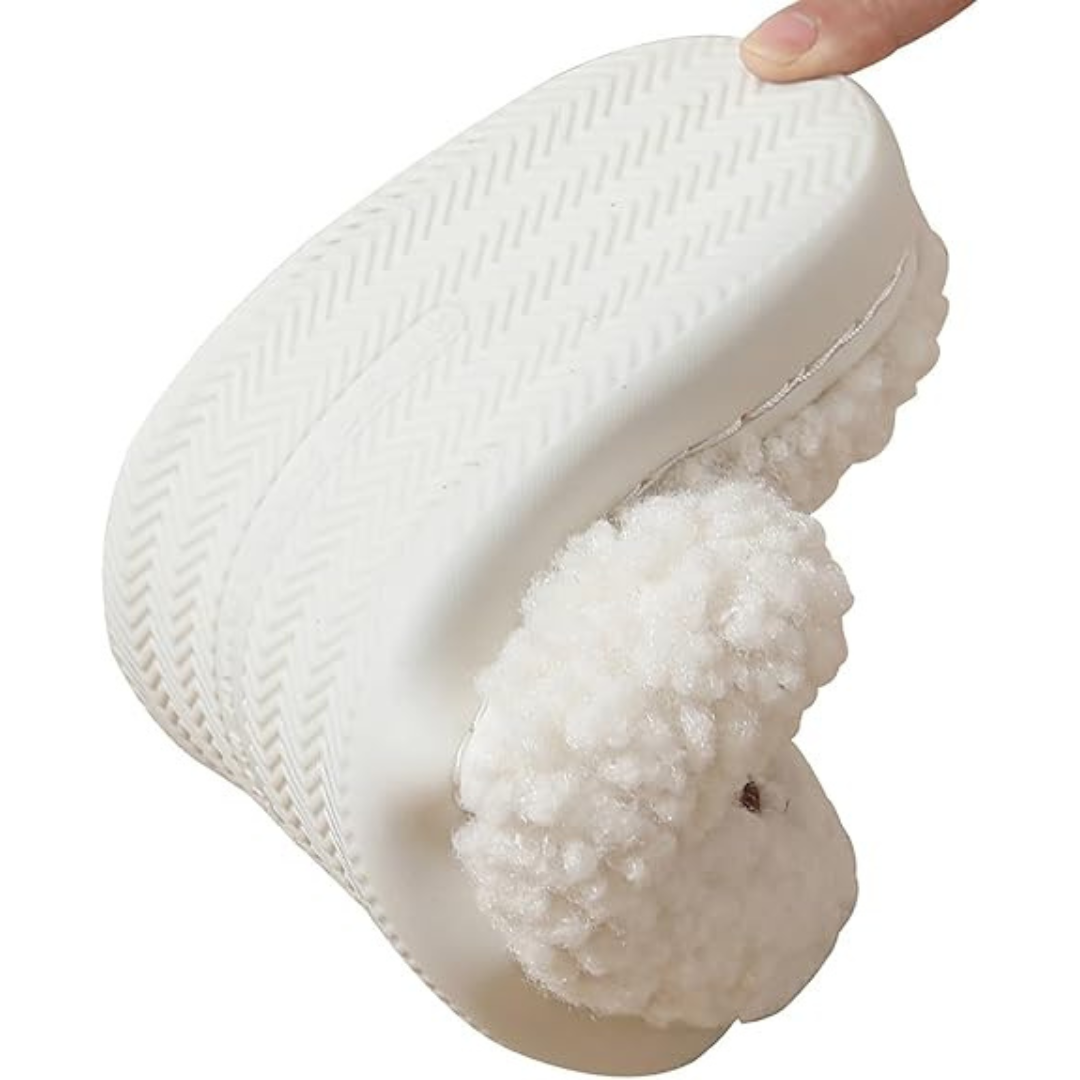 chaussons pilou pilou marron antidérapant