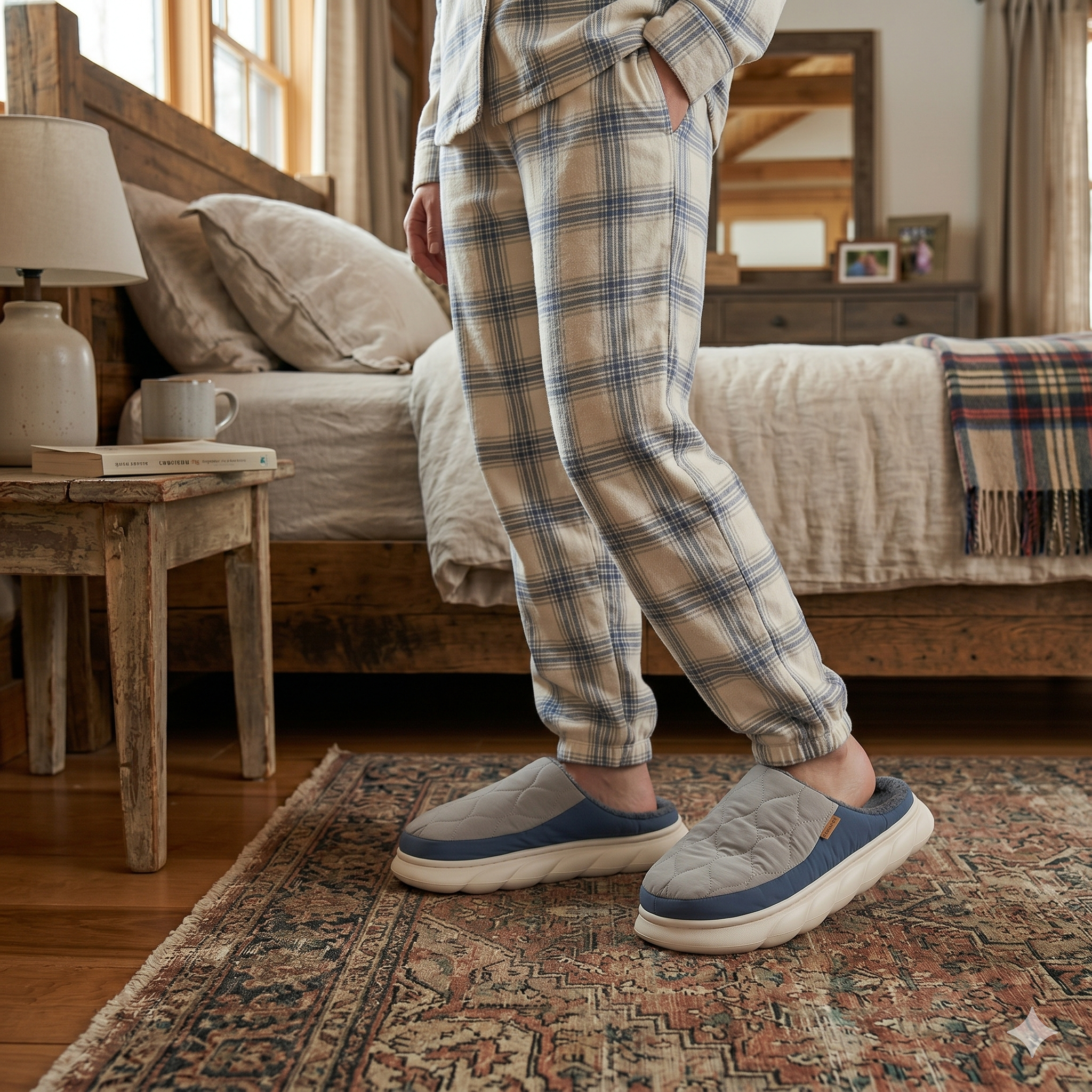 chaussons pilou pilou moelleux ultra doux et confortables