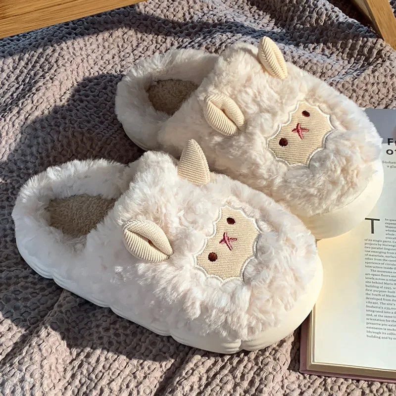 chaussons pilou pilou petit mouton moelleux et confortables