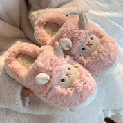 chaussons pilou pilou petit mouton rose