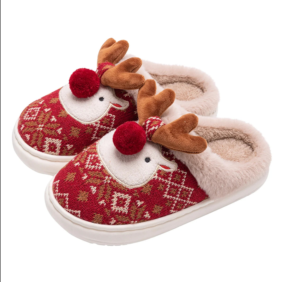 chaussons pilou pilou renne pour soirées cocooning