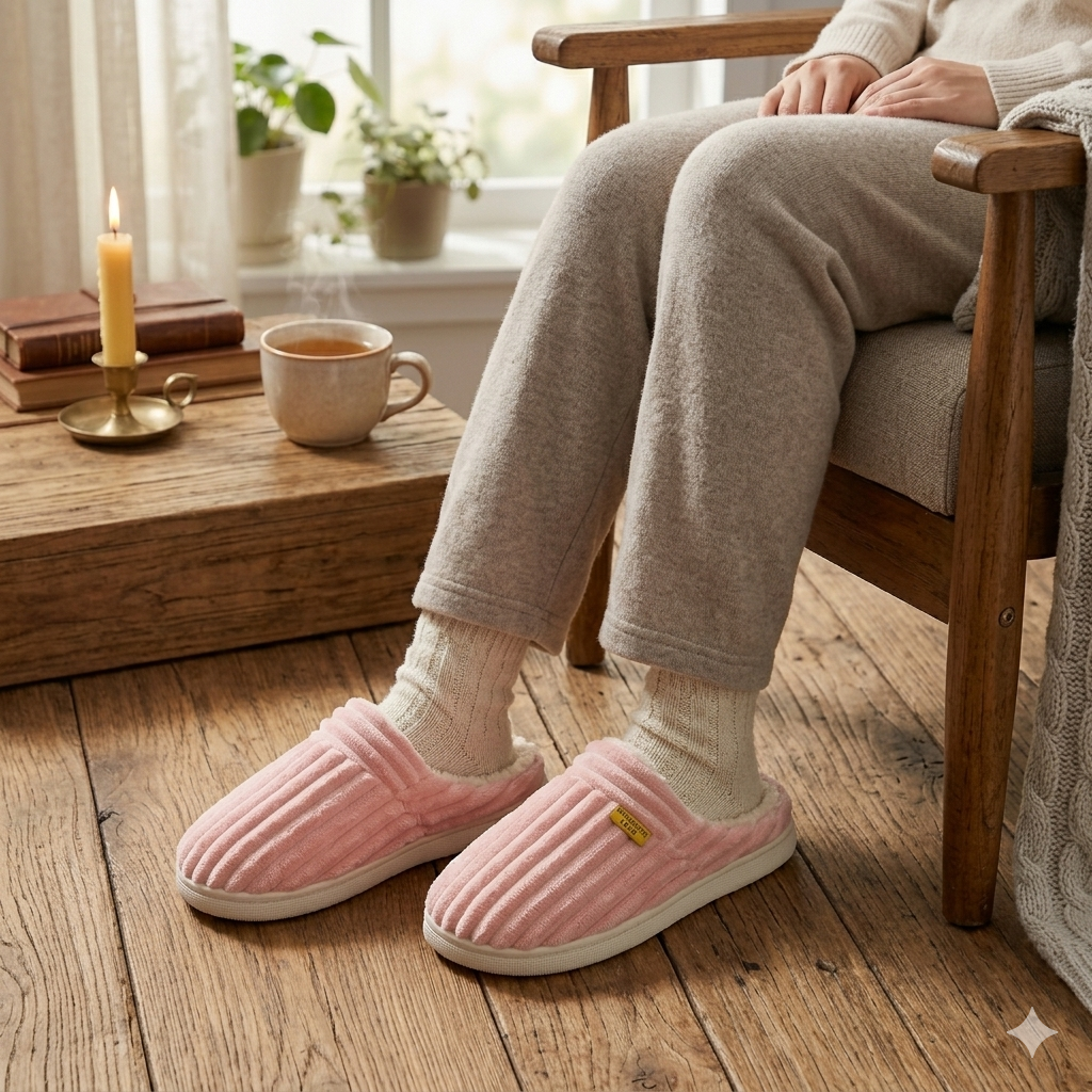 chaussons polaires femme doux et moelleux