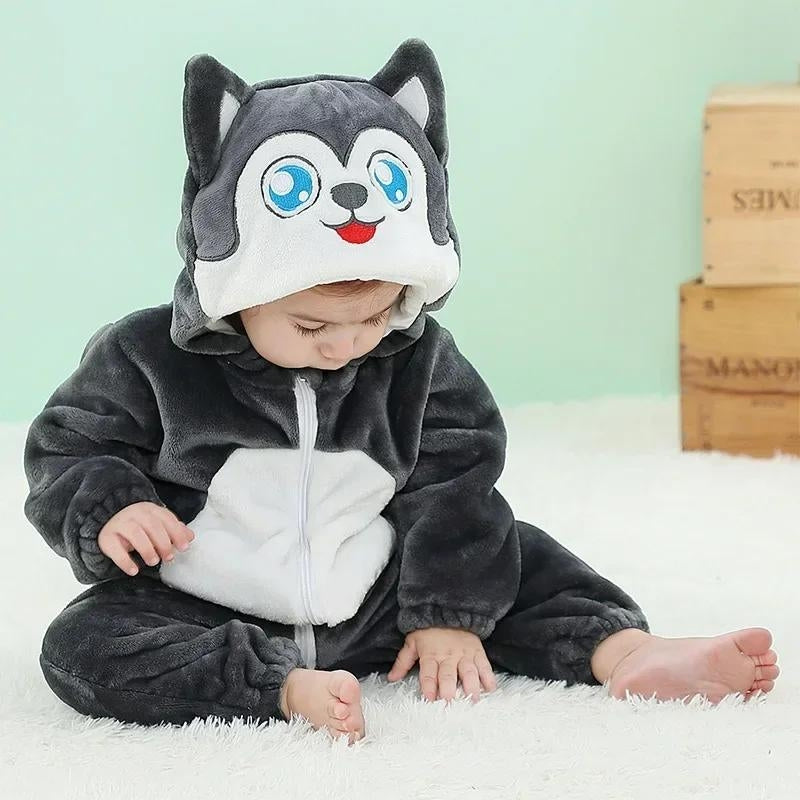 Pyjama Combinaison Pilou Pilou Enfant - Fermeture éclair, Flanelle Polaire | 1-12 Ans