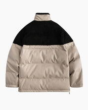 doudoune homme oversize,Doudoune bicolore coupe oversize en Pilou Pilou pour homme