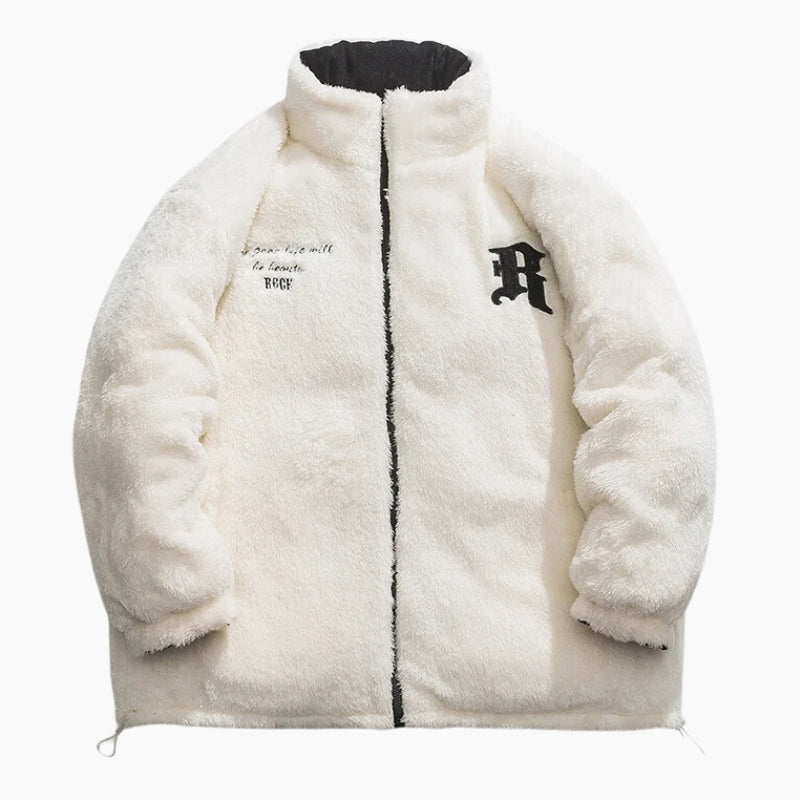 Doudoune réversible homme Pilou Pilou blanche et noire