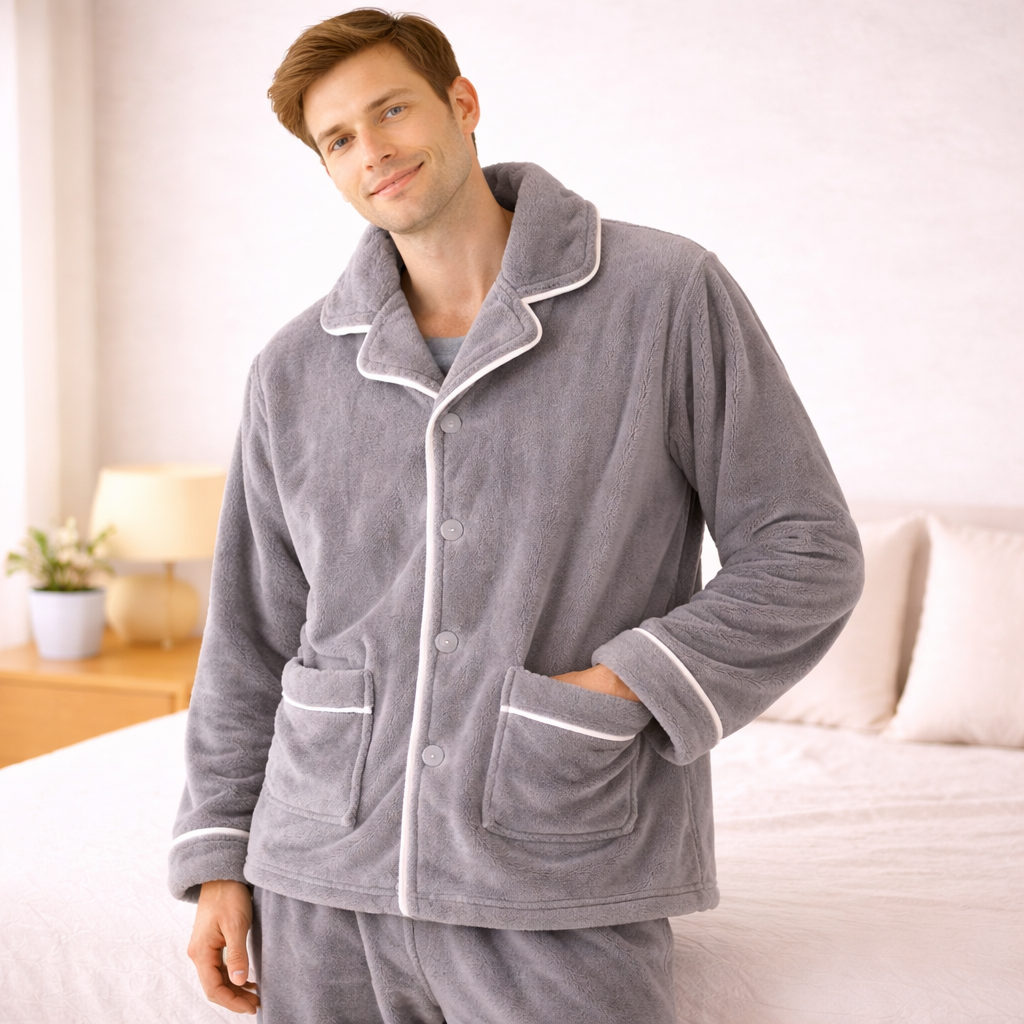 ensemble pyjama homme gris cocooning