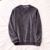 haut de pyjama homme pilou polaire gris