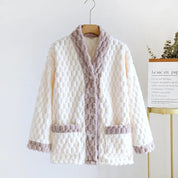 Haut de pyjama polaire femme