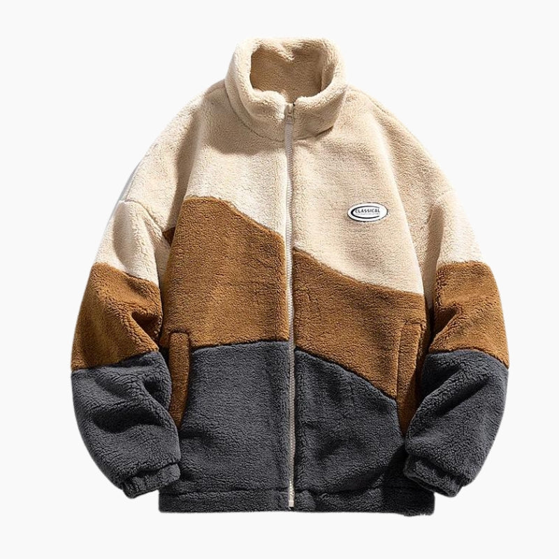 Manteau bouclette femme