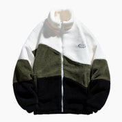 Manteau doublé polaire femme
