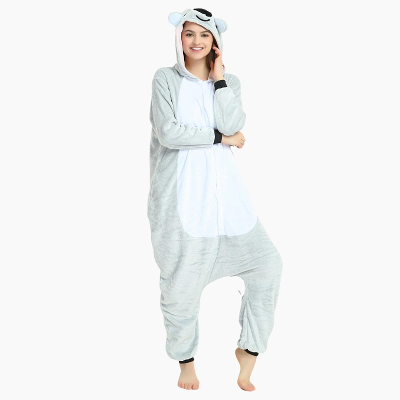 Pilou Pilou koala, pyjama combinaison koala, combinaison pyjama femme koala, Combinaison koala en Pilou Pilou