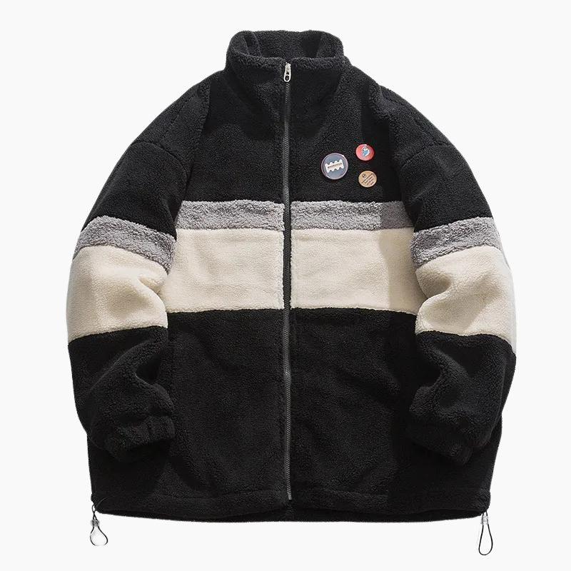 Veste mouton femme noir, veste mouton noir femme
