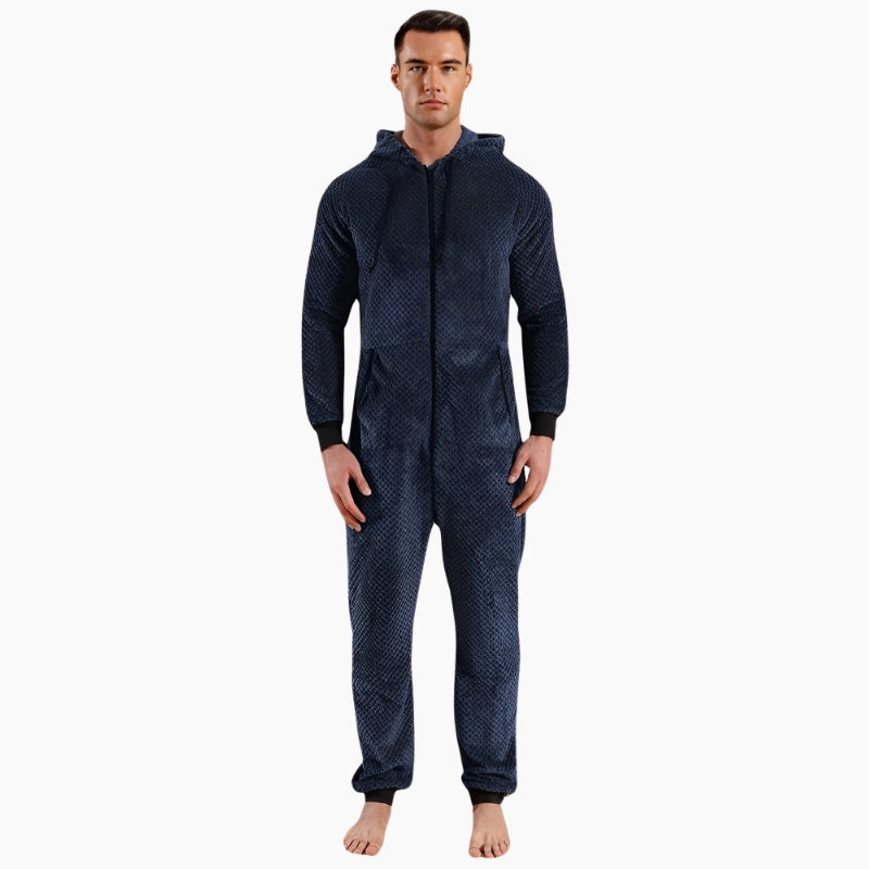 Pyjama combinaison hiver homme