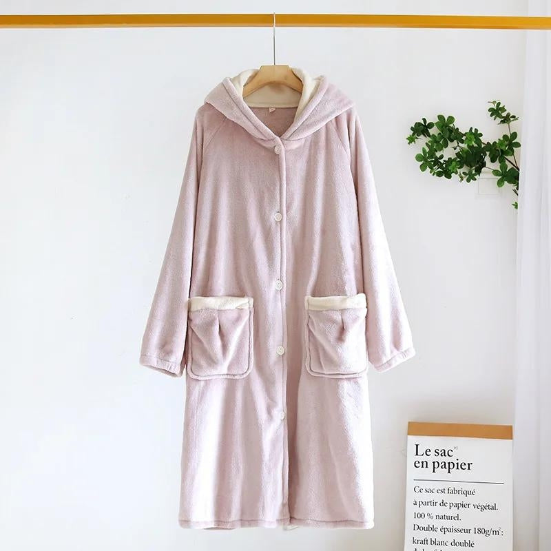 robe de chambre douce, robe de chambre douce femme, robe de chambre douce et chaude femme