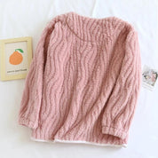 Veste de pyjama rose pour femme