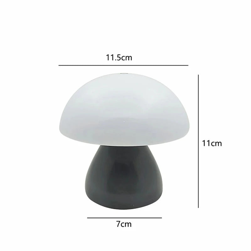 lampe LED design champignon ambiance chaleureuse