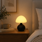 lampe champignon LED avec éclairage chaleureux