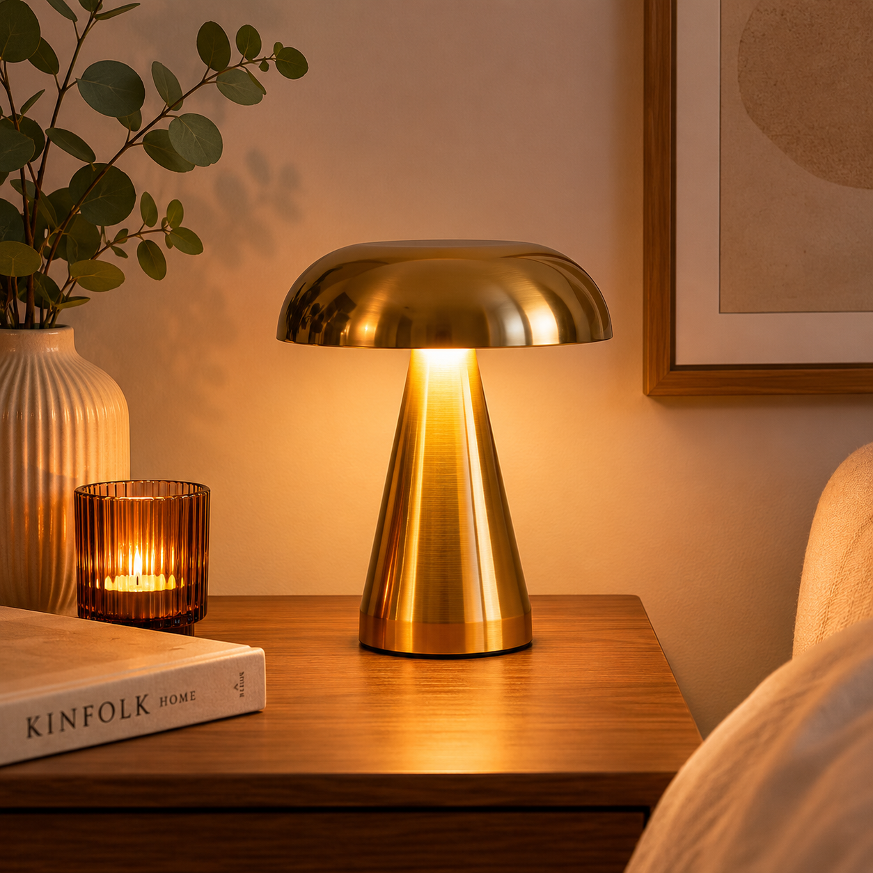 lampe champignon élégance