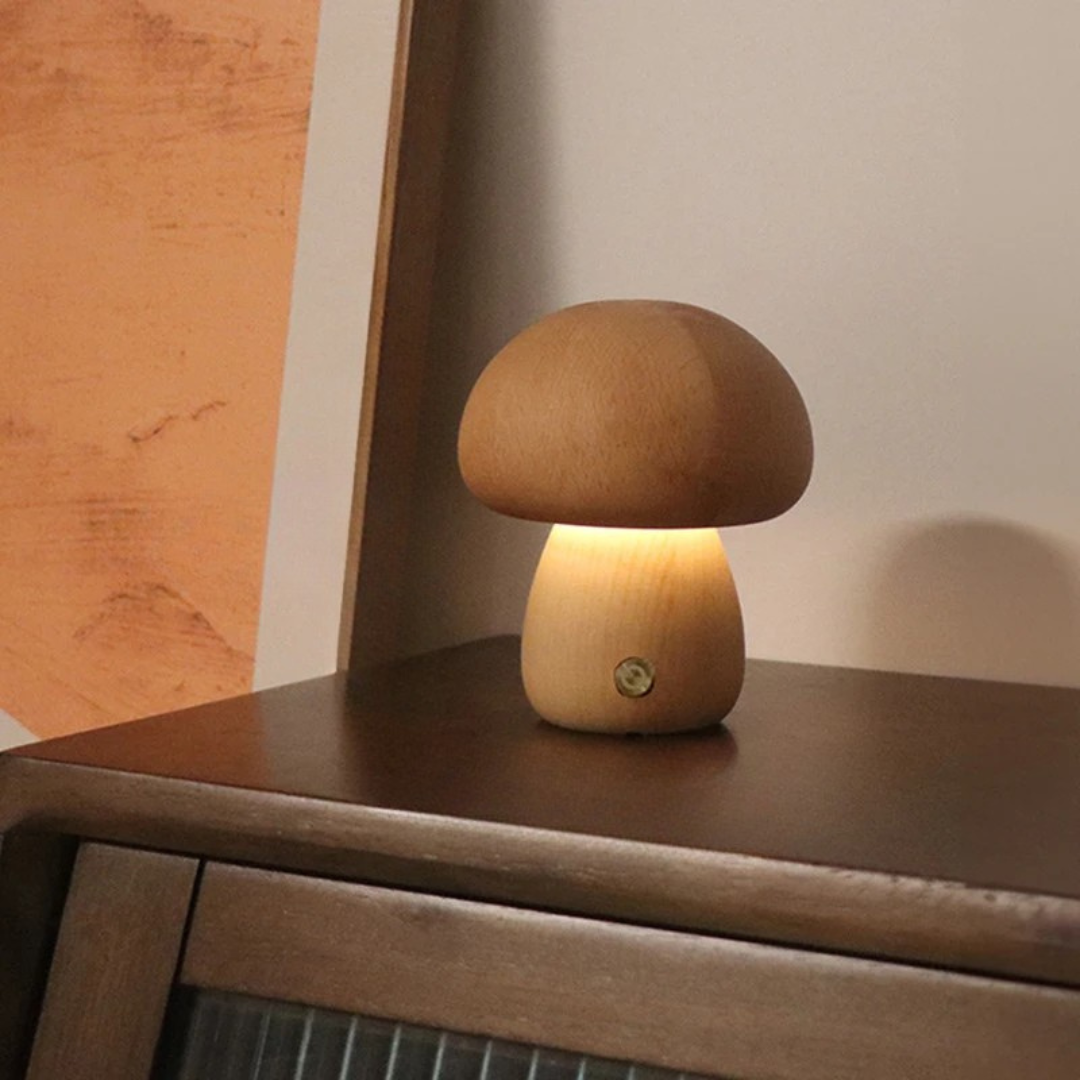 lampe d’ambiance champignon lumière douce et apaisante