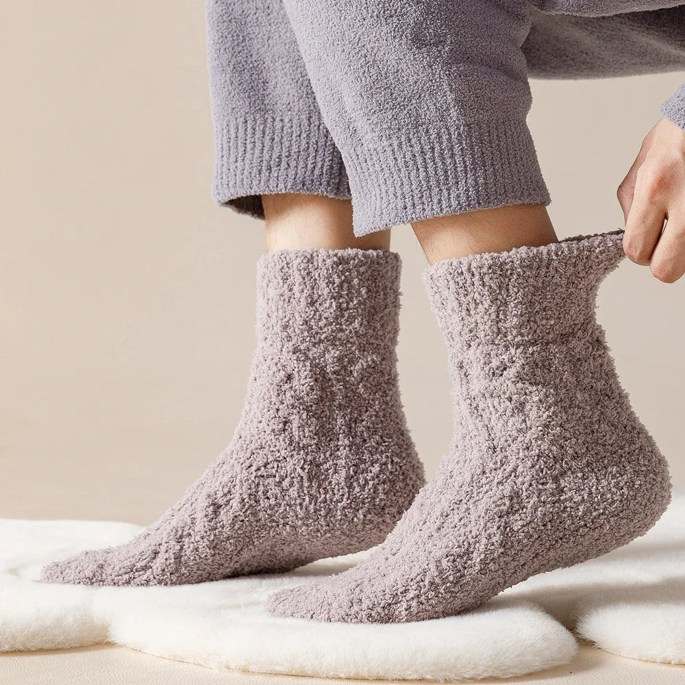 lot de chaussettes chaudes pour journées froides