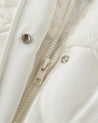 manteau blanc cassé femme zara