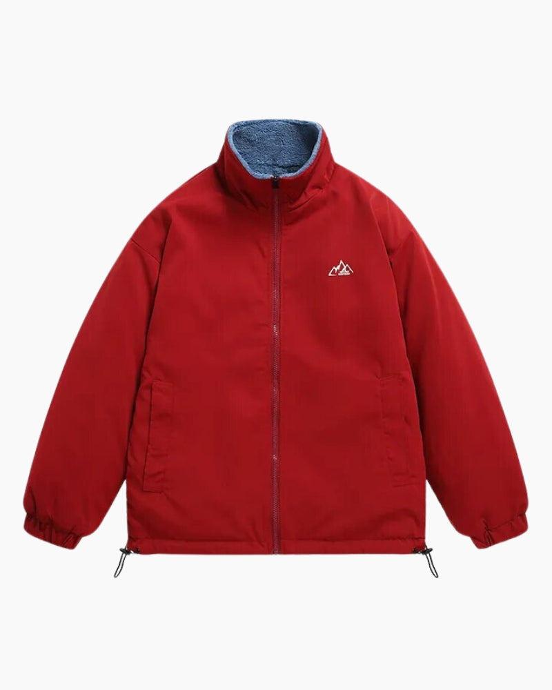 Manteau vintage réversible style mouton retourné en Pilou Pilou pour homme