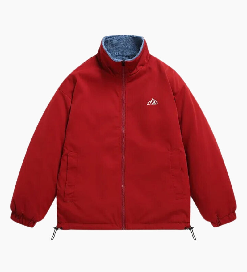 Manteau vintage réversible style mouton retourné en Pilou Pilou pour homme