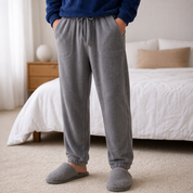 pantalon pyjama homme gris chaud
