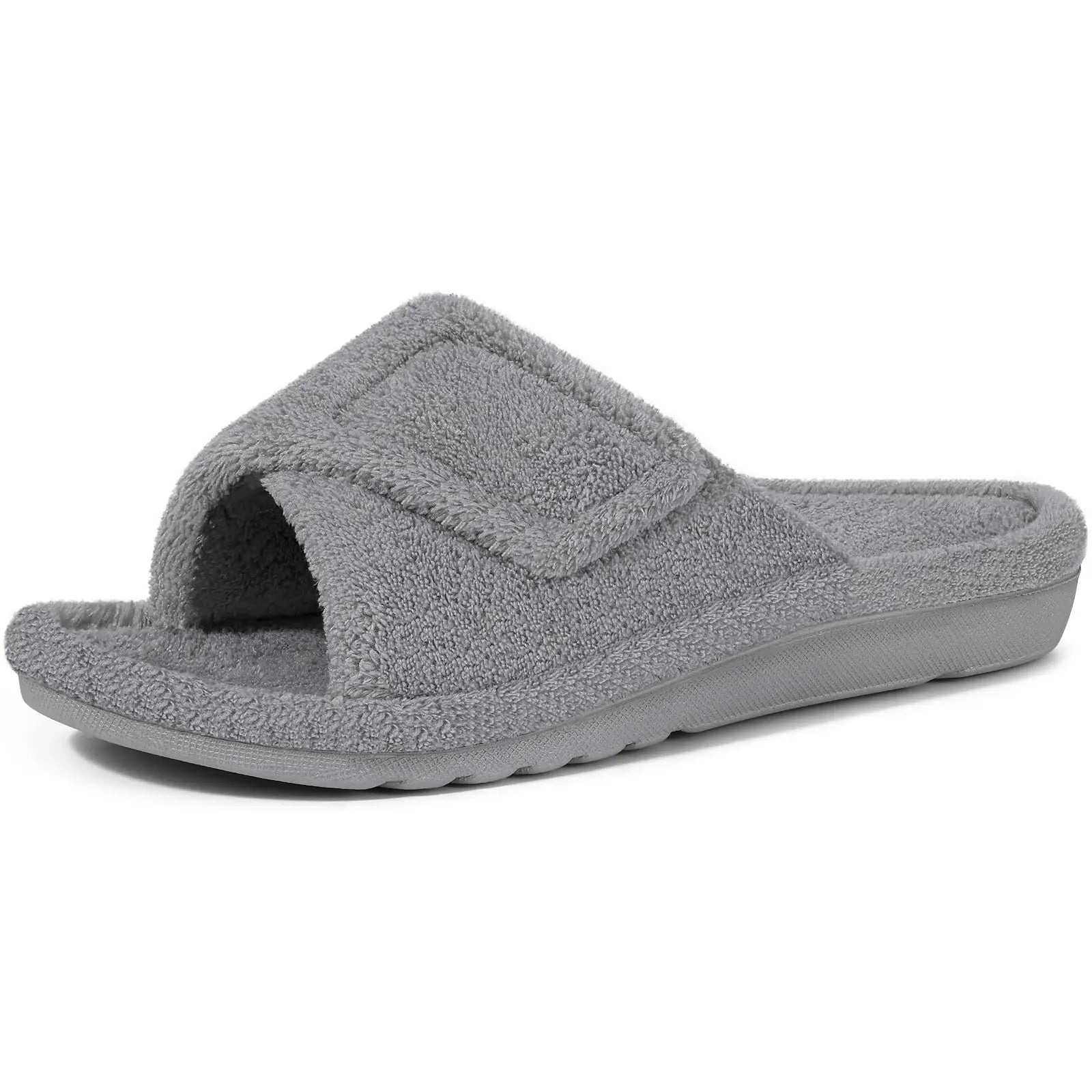pantoufles pilou pilou antidérapant gris