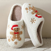 pantoufles pilou pilou de Noël pour femme et homme