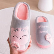 pantoufles pilou pilou patte de chat