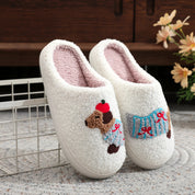 pantoufles teckel moelleuses pour femme et homme