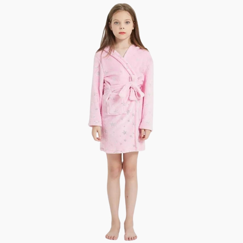 Peignoir style licorne en matière Pilou Pilou polaire pour ado fille