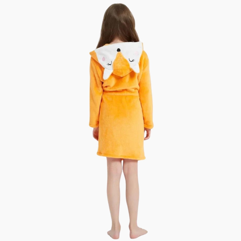 Peignoir bain fille Pilou Pilou renard