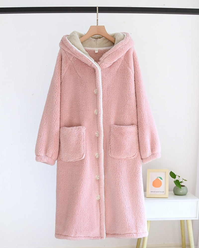 peignoir femme microfibre extra doux 
